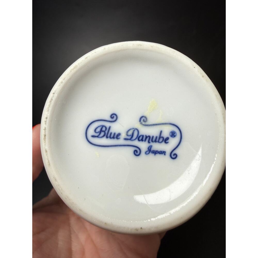 Vintage Set Blue Danube Blue Onion Creamer Covered Sugar Bowl Japan Cottage - Picture 4 of 7